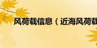 風荷載信息(近海風荷載是什么意思)