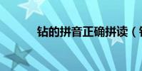 鉆的拼音正確拼讀(鉆的拼音)