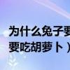 為什么兔子要吃掉剛出生的小兔（為什么兔子要吃胡蘿卜）