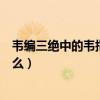 韋編三絕中的韋指的是（“韋編三絕”中的“韋”指的是什么）