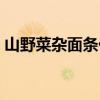 山野菜雜面條價目表（山野菜雜面條的做法）