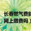 長春燃氣費能在網上更名嗎（長春燃氣費能在網上繳費嗎）