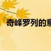 奇峰羅列的意思和造句（奇峰羅列的意思）