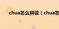 chua怎么拼讀(chua怎么拼音讀字)