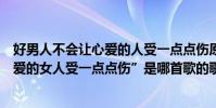 好男人不會讓心愛的人受一點點傷原唱(“好男人不該讓心愛的女人受一點點傷”是哪首歌的歌詞)