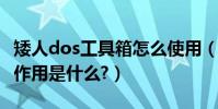 矮人dos工具箱怎么使用(矮人DOS工具箱的作用是什么?)