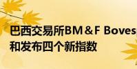巴西交易所BM&F Bovespa已開始實時計算和發布四個新指數
