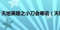 天地英雄之小刀會粵語(天地英雄之將星錄)