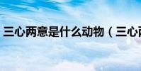 三心兩意是什么動物(三心兩意是什么生肖)