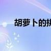 胡蘿卜的拼音怎么寫（胡蘿卜的拼音）