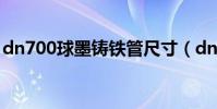 dn700球墨鑄鐵管尺寸(dn700球墨鑄鐵管)