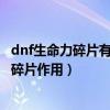 dnf生命力碎片有什么用（DNF怎么得生命之泉,DNF生命力碎片作用）