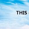 THIS（IS IT! YOU歌詞全文）