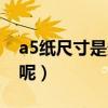 a5紙尺寸是多少厘米視頻（a5紙尺寸是多大呢）