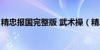 精忠報國完整版 武術操(精忠報國完整歌詞)