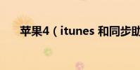 蘋果4(itunes 和同步助手怎么用的)