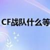 CF戰隊什么等級才可以任命副隊（要詳細點）