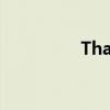 Thank（You 歌詞全文）