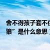 舍不得孩子套不住狼孩子指的是什么（“舍不得孩子套不住狼”是什么意思）