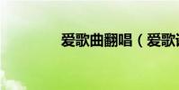 愛歌曲翻唱(愛歌詞全文)