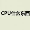 CPU什么東西（數值越大的好還是越小的好）