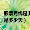 股票月線是多少天（股市年線月線半年線分別是多少天）