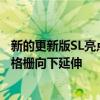 新的更新版SL亮點是經過修改的前端標準的獨特菱形散熱器格柵向下延伸