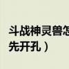 斗戰神靈獸怎么開孔（斗戰神靈獸先升級還是先開孔）