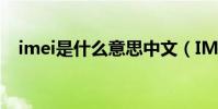 imei是什么意思中文(IMEI是什么意思)