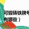 可鍛鑄鐵牌號表示方法（鑄鐵牌號的表示方法有哪些）