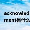 acknowledgement怎么寫（acknowledgement是什么意思）