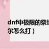 dnf中極限的祭壇潘怎么打（國服的dnf極限祭壇的潘和奈爾怎么打）