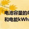 電池容量的單位mAh是什么（電池容量mAh和電能kWh怎么換算）