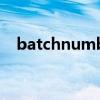 batchnumber怎么讀（batchnumber）