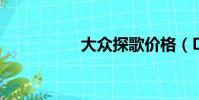 大眾探歌價格(DZ宏)