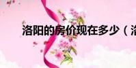 洛陽的房價現在多少(洛陽的郵編?)