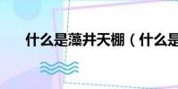 什么是藻井天棚(什么是藻井式吊頂)