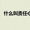 什么叫責任心和執行能力（什么叫責任心）
