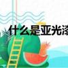 什么是亞光漆（亞光漆的特點和適用范圍）