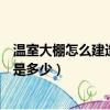 溫室大棚怎么建造多少一畝（建一畝地的溫室大棚造價大概是多少）