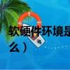 軟硬件環境是什么意思（環境硬件環境是指什么）