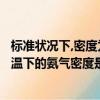 標準狀況下,密度為0.75g/L的氨氣與甲烷（0.9MP壓力、常溫下的氨氣密度是多少?）