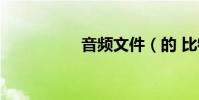 音頻文件(的 比特率)