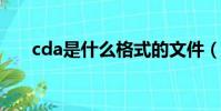 cda是什么格式的文件(CDA是什么)