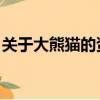關于大熊貓的資料(外形特點（   生活習性））