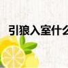 引狼入室什么意思啊（引狼入室什么生肖）