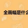全畫幅是什么意思呢（全畫幅是什么意思）
