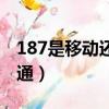 187是移動還是聯通的號（187是移動還是聯通）