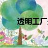 透明工廠是什么概念股（透明工廠）