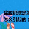 盆腔積液是怎么引起的小腹疼痛（盆腔積液是怎么引起的）